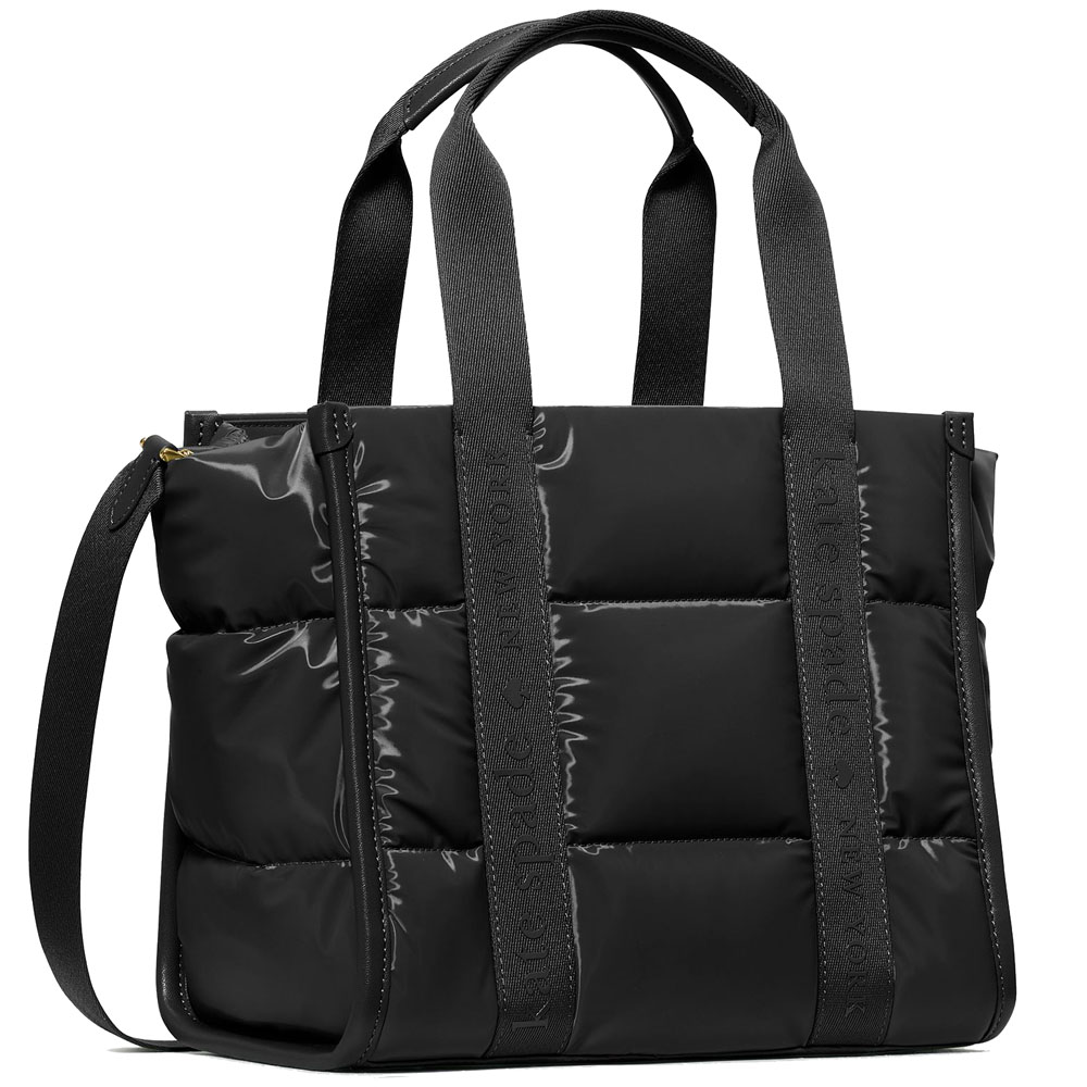 Kate Spade Kip Puffy Small Tote Black # KM669