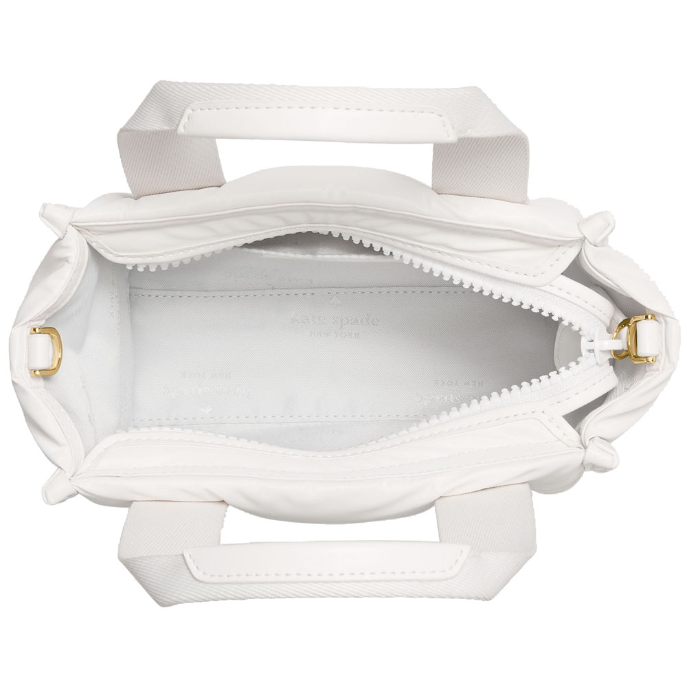 Kate Spade Kip Puffy Mini Tote Optic White # KM668