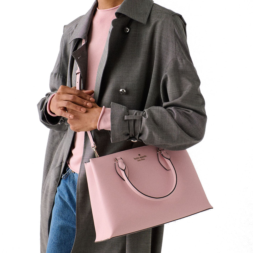 Kate Spade Rae Medium Satchel Tutu Pink Baby Pink # KK310