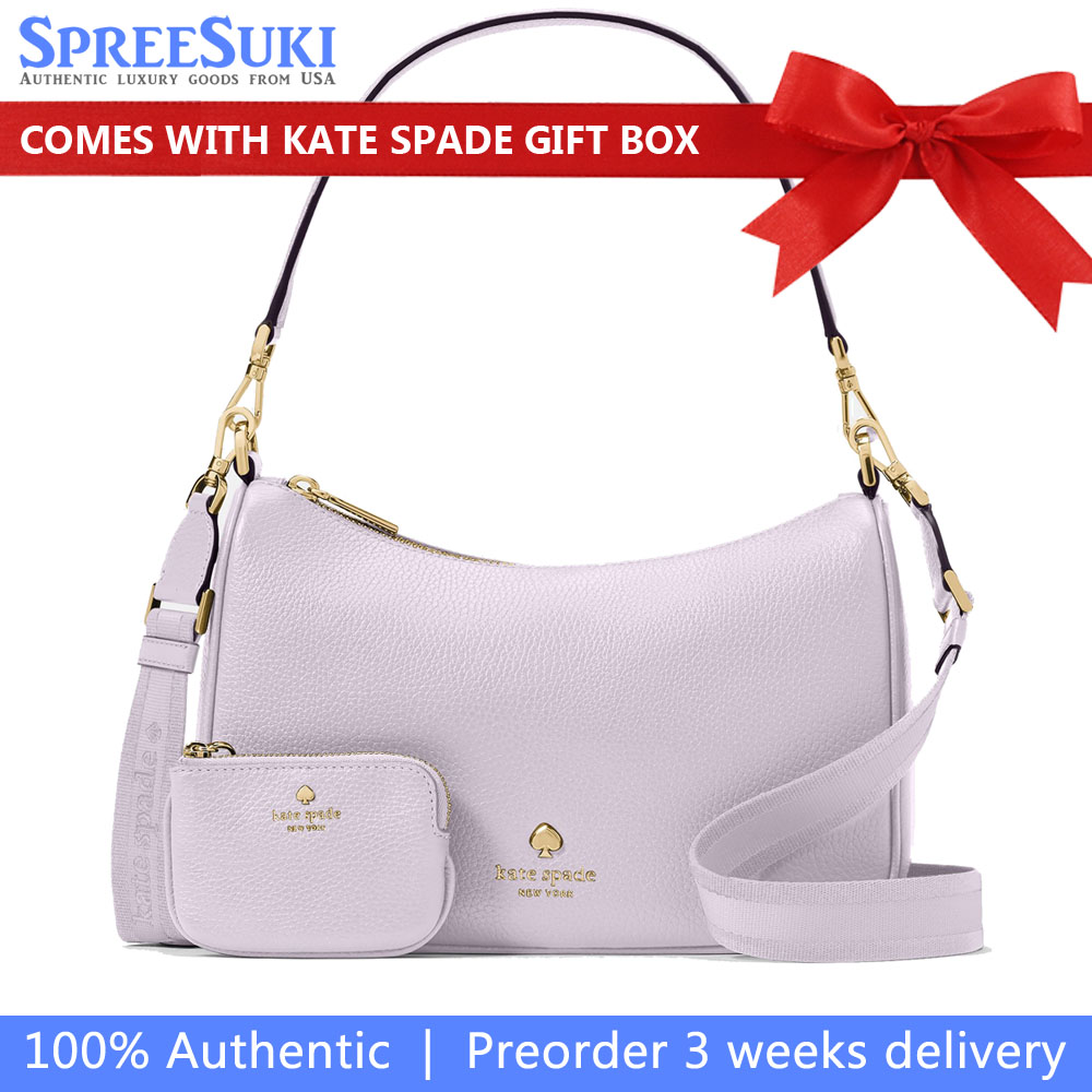 Kate Spade Emma Shoulder Bag Light Frozen Lilac Light Purple # KK068