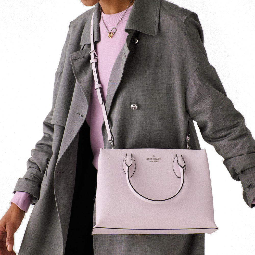 Kate Spade Rae Medium Satchel Lilac Moonlight Light Purple # KK310