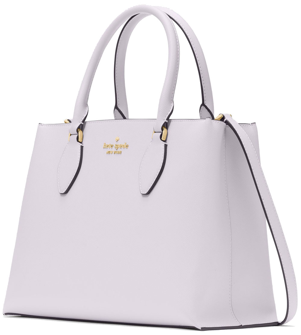 Kate Spade Rae Medium Satchel Lilac Moonlight Light Purple # KK310