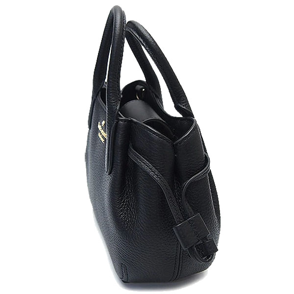 Kate Spade Crossbody Bag Sling Dumpling Pebbled Leather Mini Satchel Black # KI859