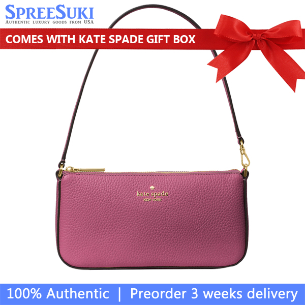 Kate Spade Juliette Convertible Wristlet Nouveau Rose Pink # KM512