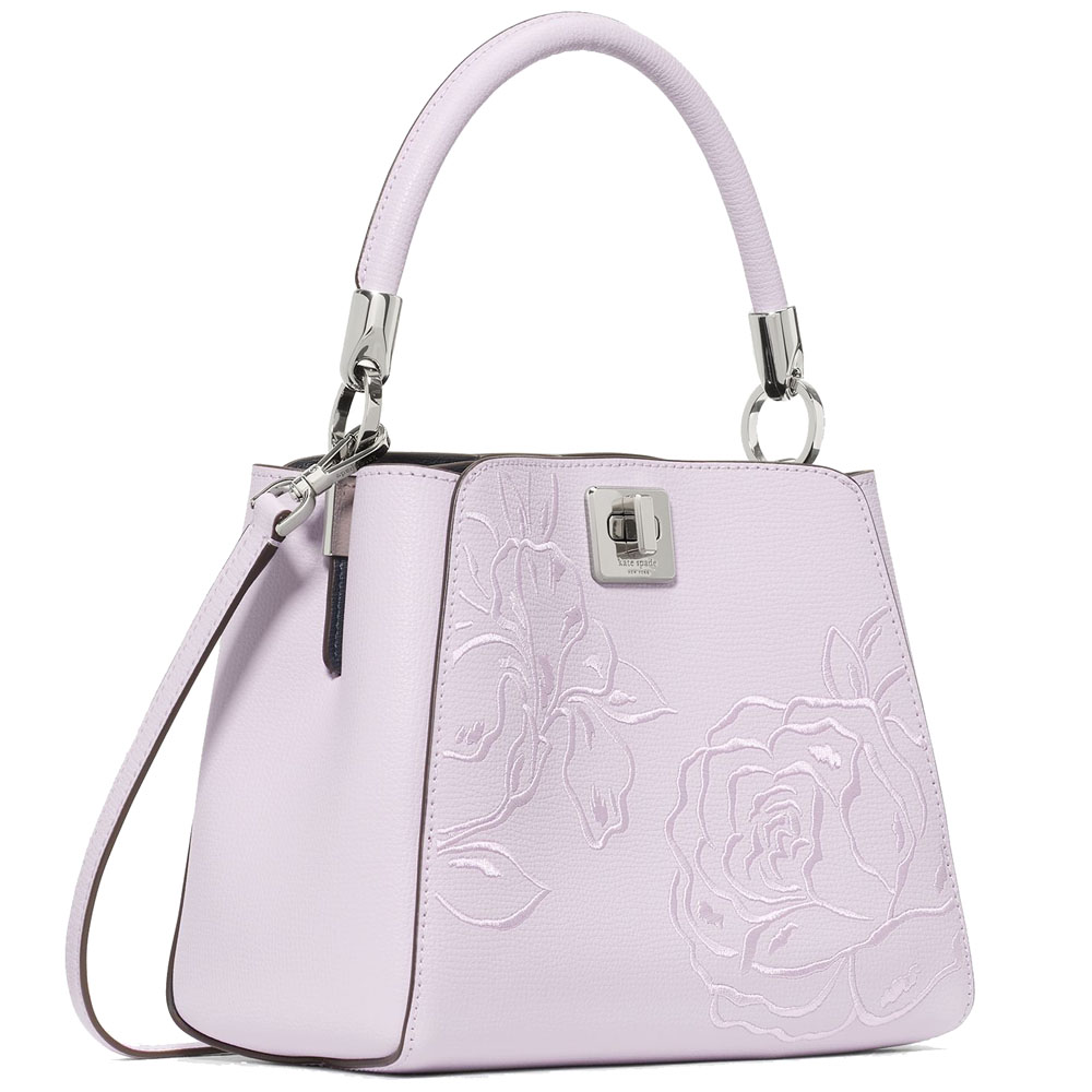 Kate Spade Phoebe Small Top Handle Bag Light Frozen Lilac Light Purple # KN244