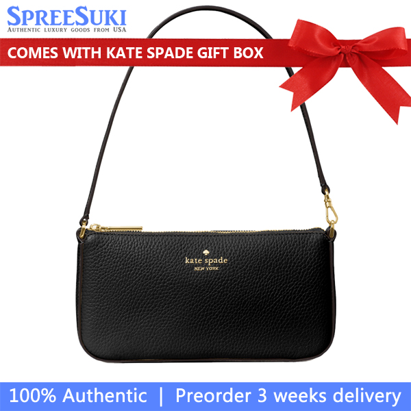 Kate Spade Juliette Convertible Wristlet Black # KM512