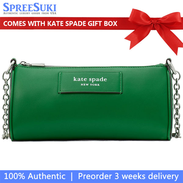 Kate Spade Label Pochette Watercress Green # KI726-1