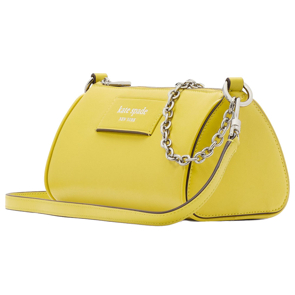 Kate Spade Label Pochette Tigers Eye Yellow # KI726-1