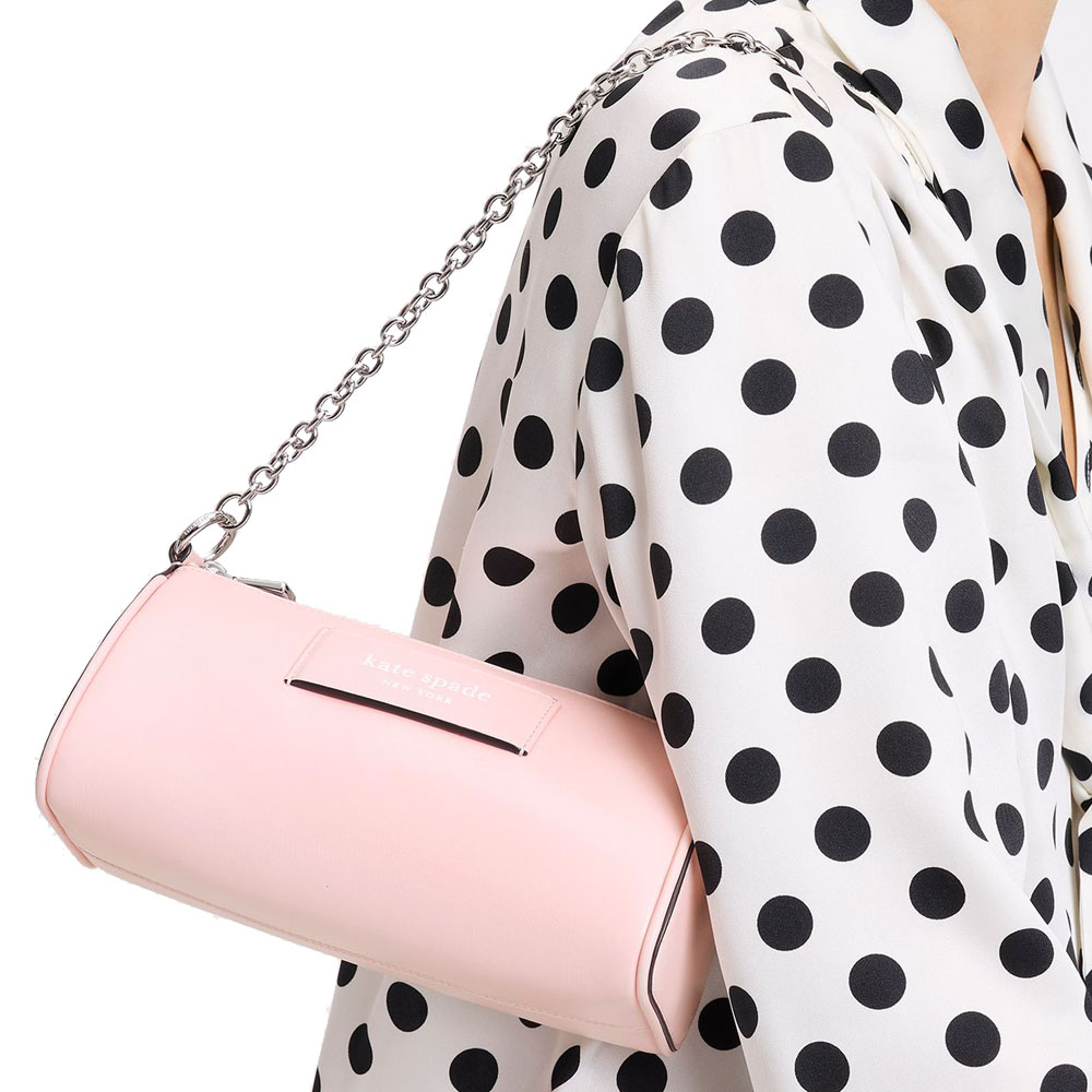 Kate Spade Label Pochette Pastry Pink Blush Pink # KI726-1