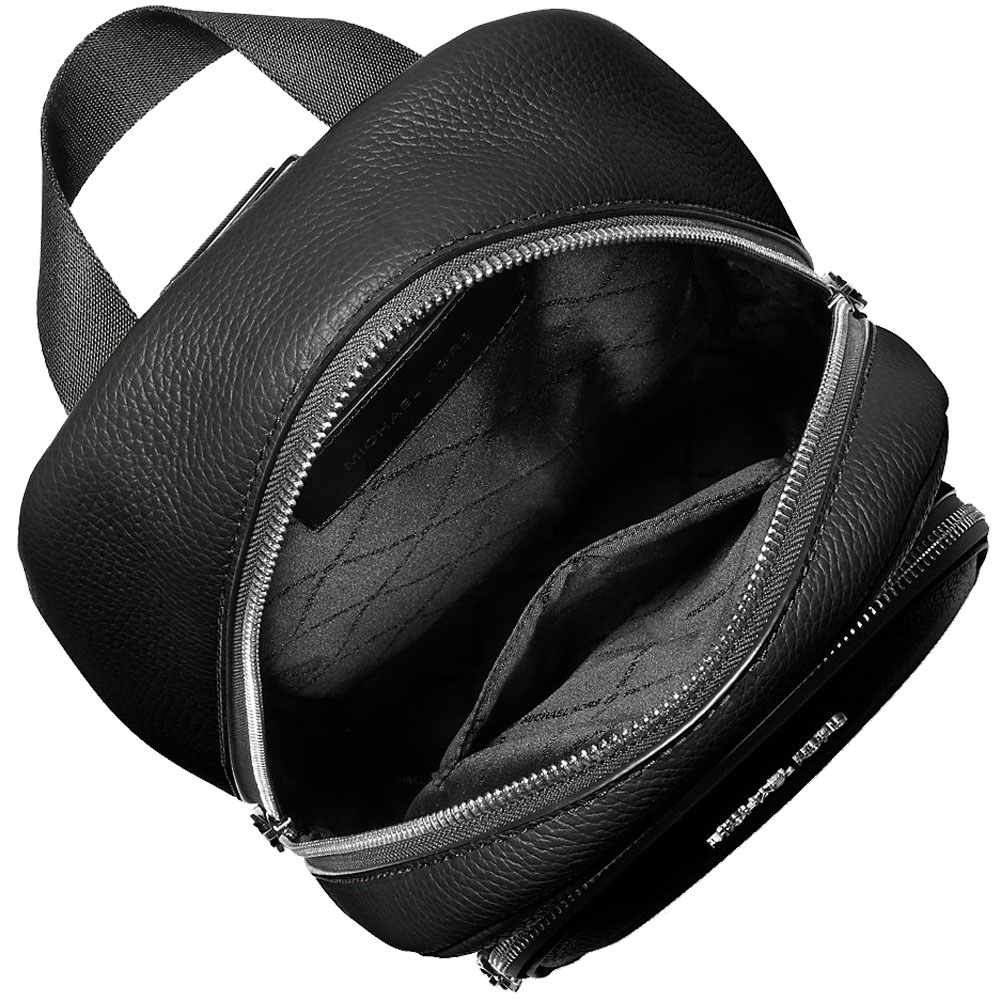 Michael Kors Cooper Pebbled Leather Sling Pack Black # 37S4LCOY1L