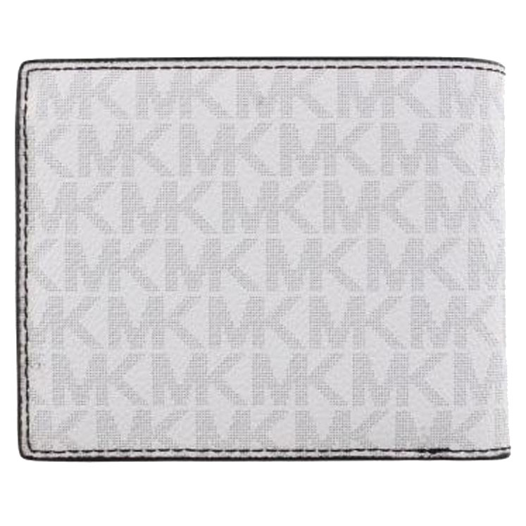 Michael Kors Cooper Logo Billfold Wallet With Coin Pouch Bright White # 36U9LCRF3B