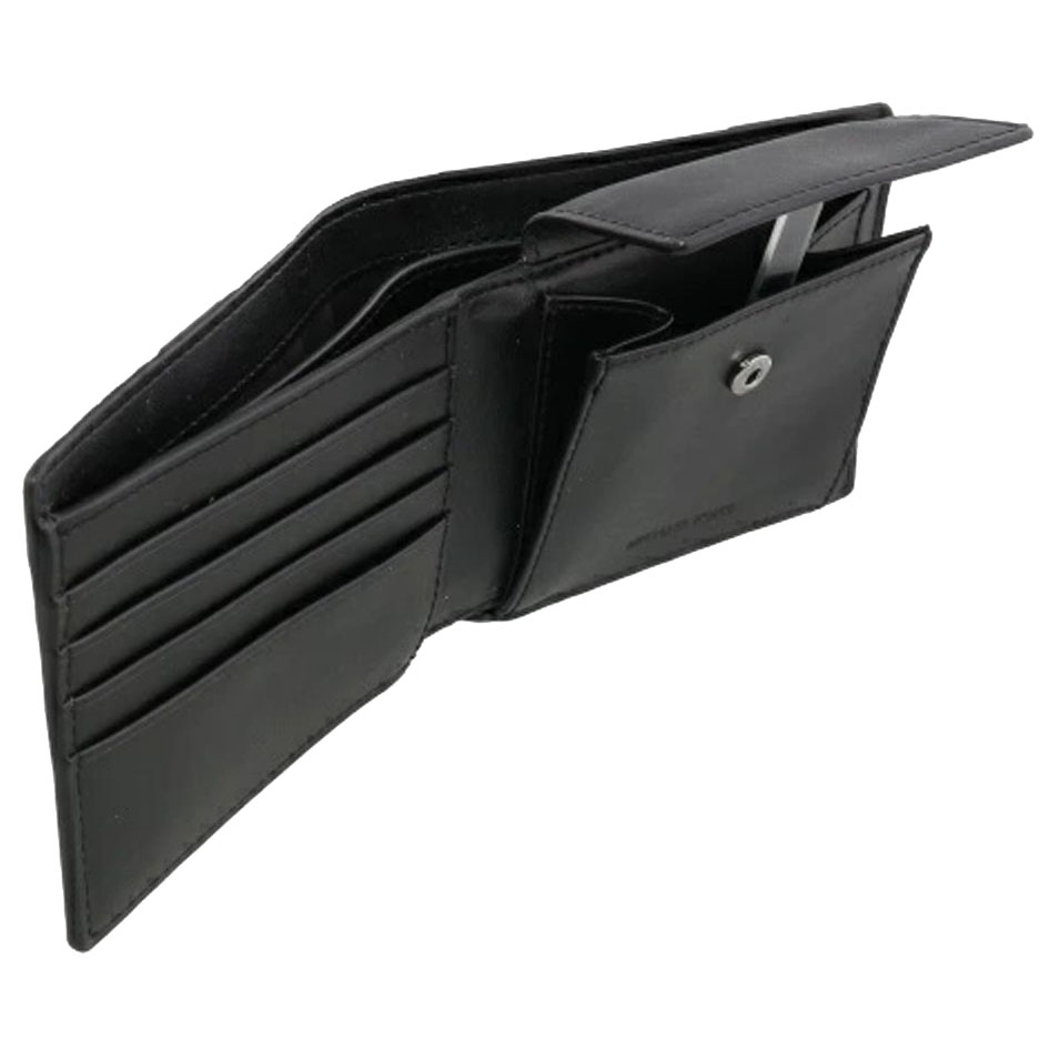 Michael Kors Cooper Logo Billfold Wallet With Coin Pouch Black # 36U9LCRF3B