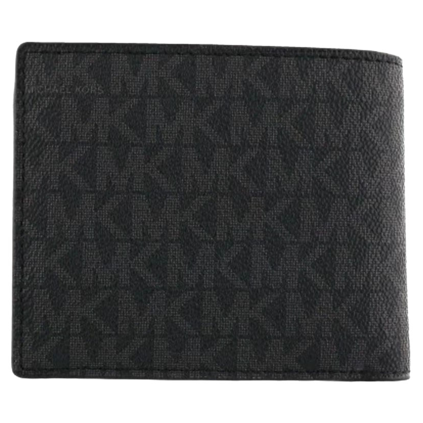 Michael Kors Cooper Logo Billfold Wallet With Coin Pouch Black # 36U9LCRF3B