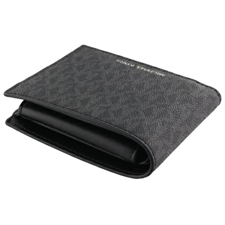 Michael Kors Cooper Logo Billfold Wallet With Coin Pouch Black # 36U9LCRF3B