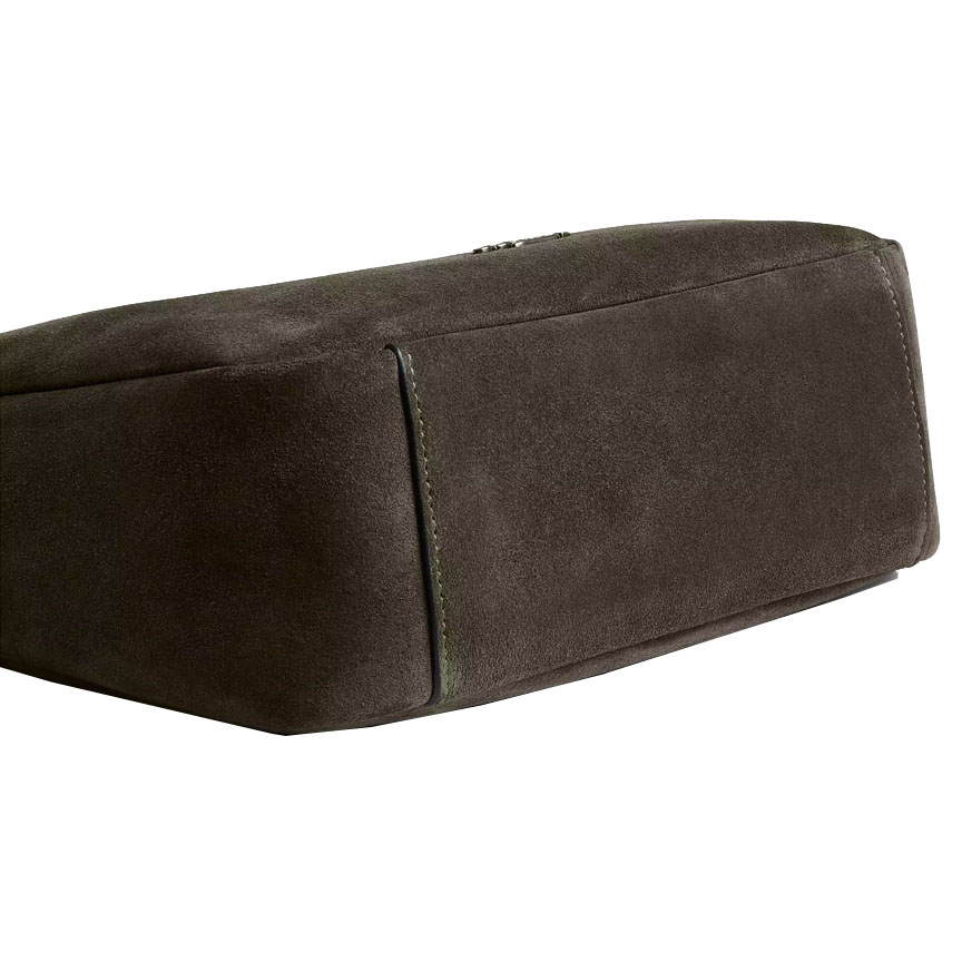 Coach Hadley Convertible Crossbody Bag Gunmetal Dark Brown # CCG43