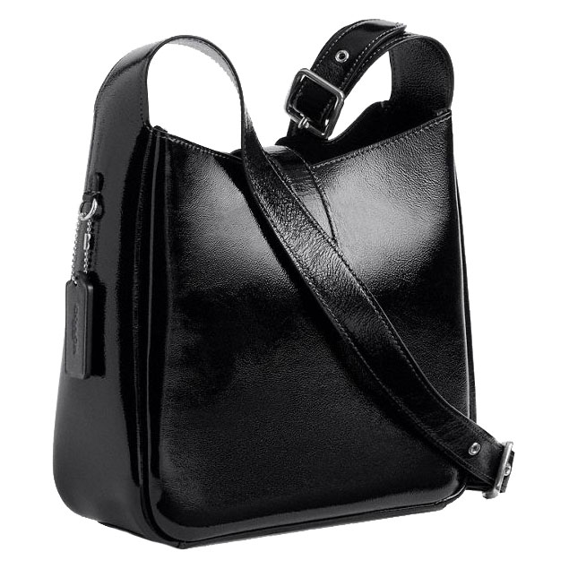 Coach Hadley Convertible Crossbody Bag Silver Black # CCF02