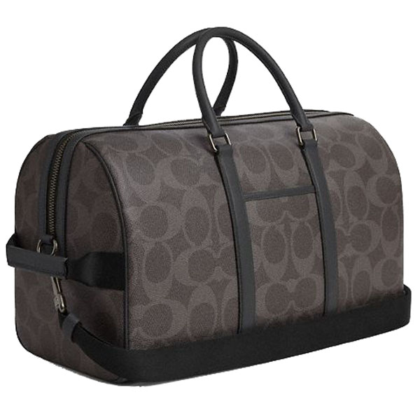 Coach Venturer Bag In Maxi Signature Canvas With Patches Gunmetal Grey Multi # CCG42