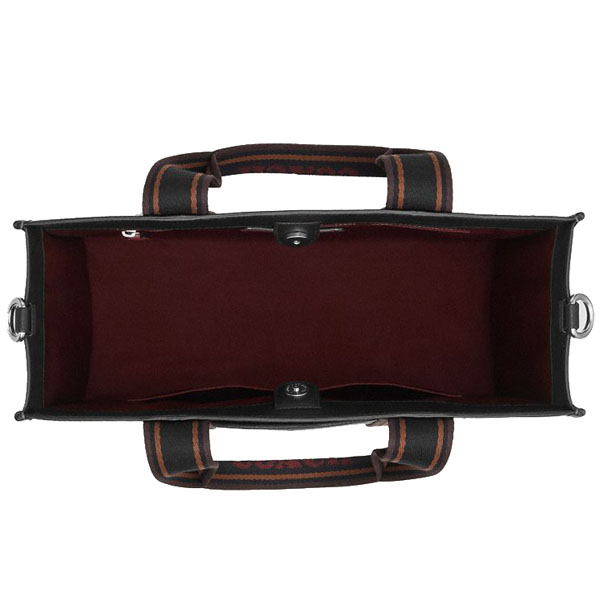 Coach Smith Tote Bag Silver Black Multi # CU997