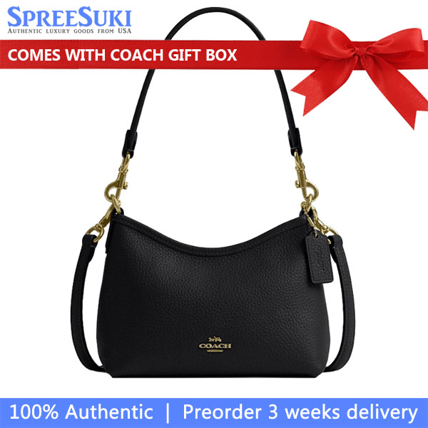 Coach Laurel Small Shoulder Bag Black # CBH16