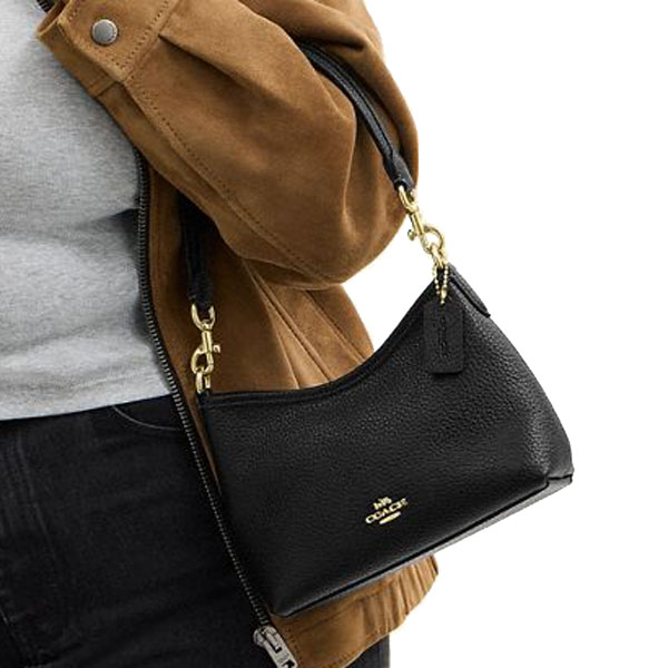 Coach Laurel Small Shoulder Bag Black # CBH16