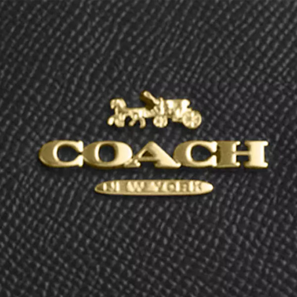 Coach Fiona Zip Tote Bag Black # CW395