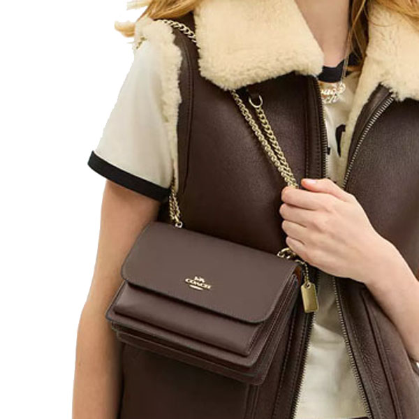 Coach Mini Klare Crossbody Bag Dark Stone Dark Grey # CBI23