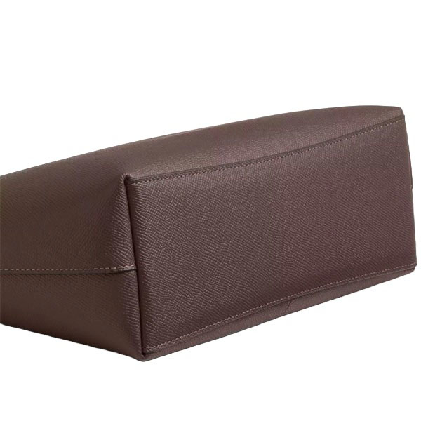 Coach Fiona Zip Tote Bag Dark Stone Brown # CW395