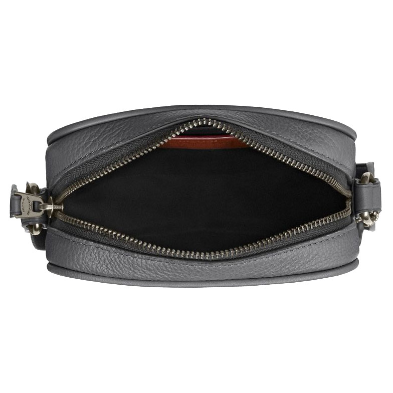 Coach Sullivan Crossbody Bag In Maxi Signature Canvas With Patches Gunmetal Grey Multi # CCF20