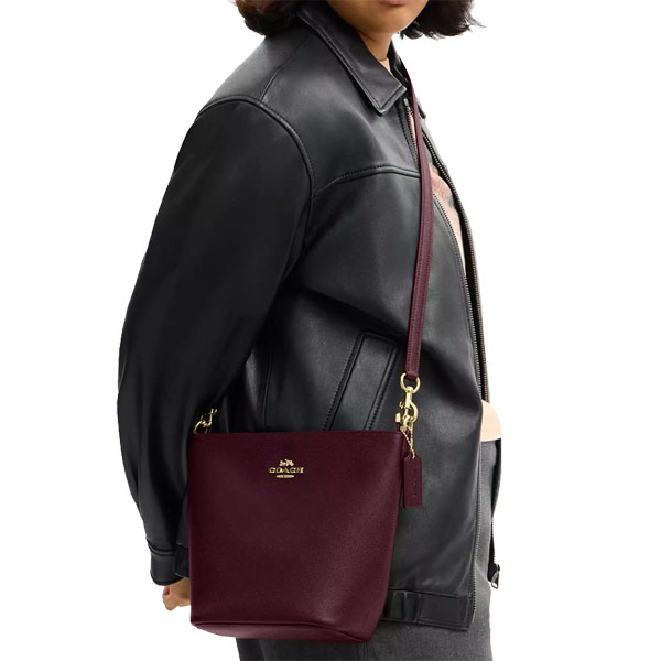 Coach Logan Duffle Bag Dark Wine # CCL34