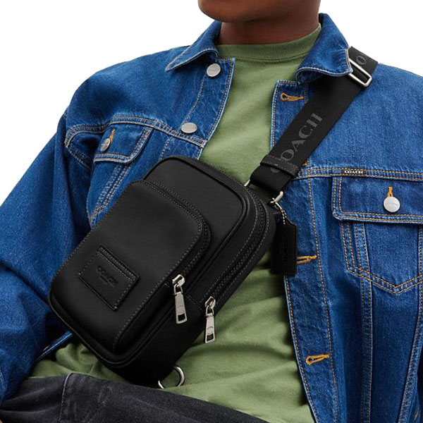 Coach Racer Sling Pack Black # CX071