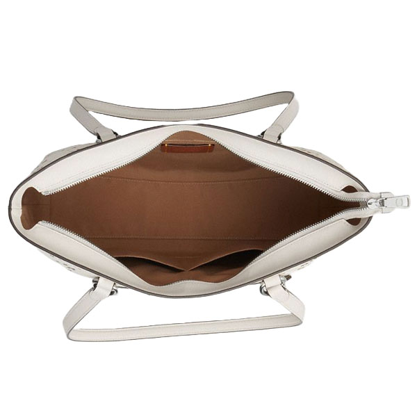 Coach Station Tote Bag With Star Print Silver Chalk Multi Off White # CCE99