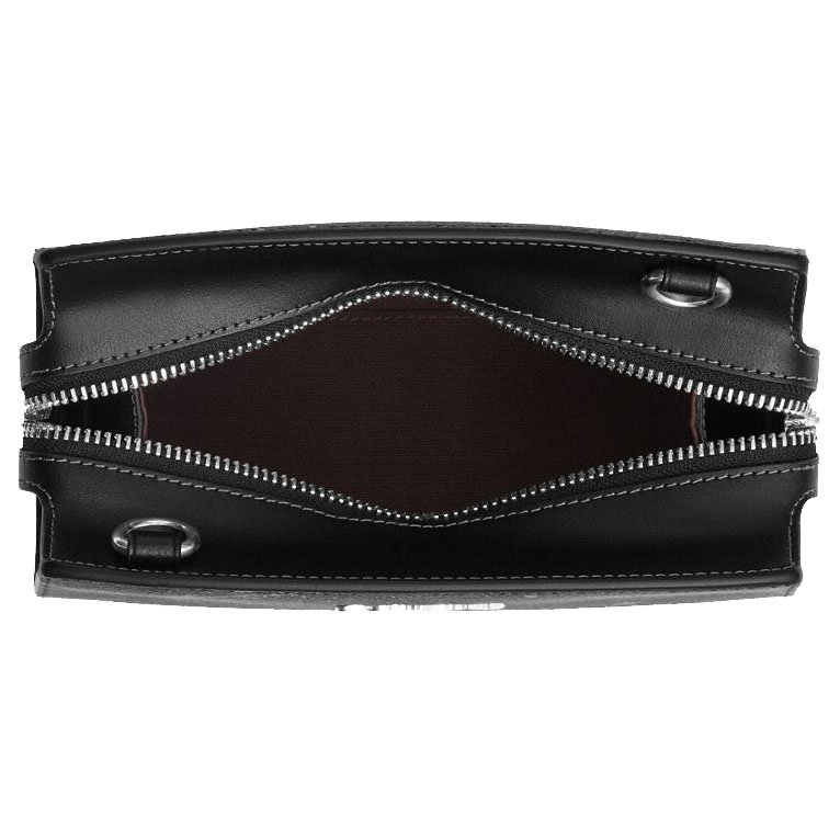 Coach Gia Crossbody Bag With Star Print Silver Black Multi # CCK78