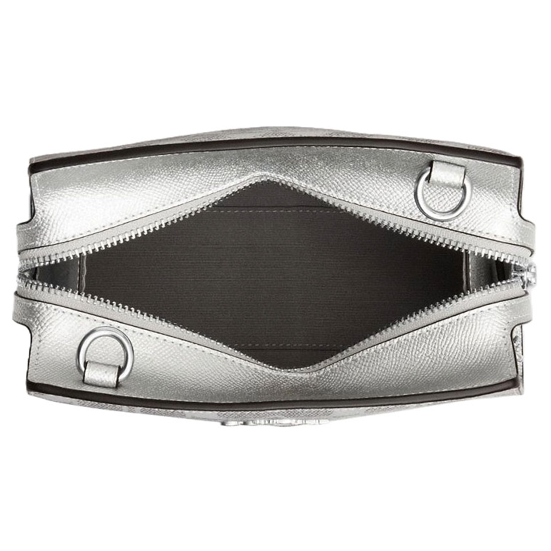 Coach Gia Crossbody Bag In Signature Canvas Silver Gray # CCK70