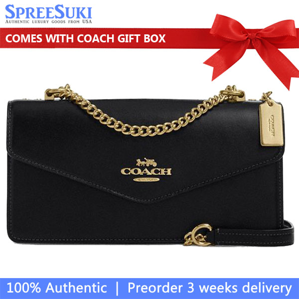 Coach Klare Envelope Crossbody Bag Black # CBI98
