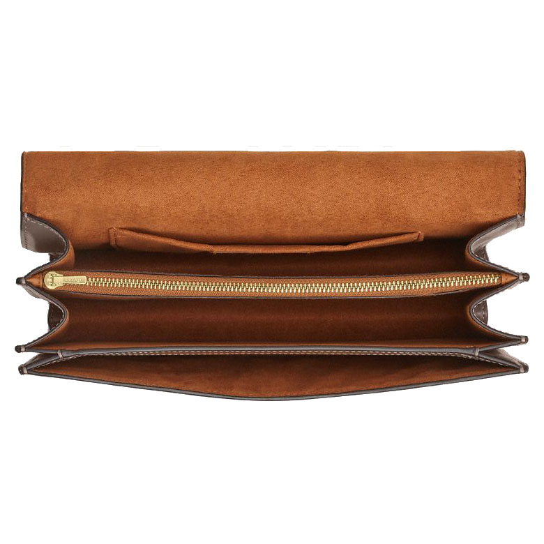 Coach Klare Envelope Crossbody Bag Dark Stone Dark Grey # CBI98