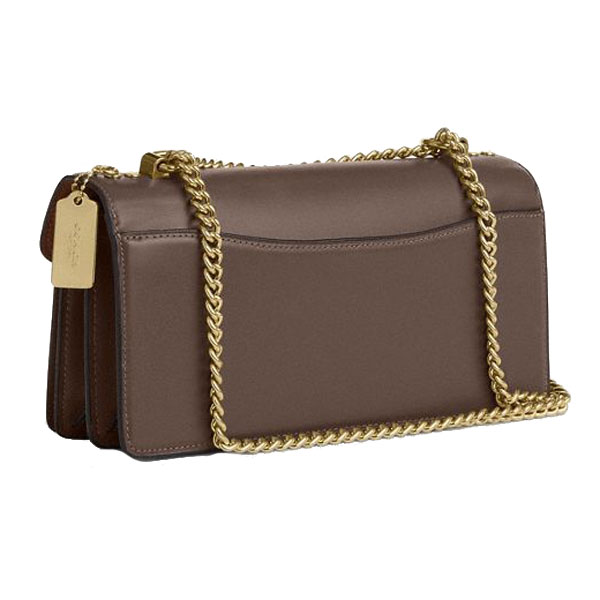 Coach Klare Envelope Crossbody Bag Dark Stone Dark Grey # CBI98