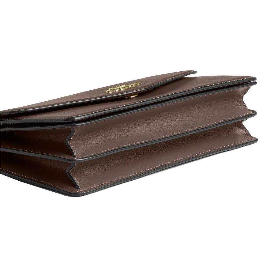 Coach Klare Envelope Crossbody Bag Dark Stone Dark Grey # CBI98