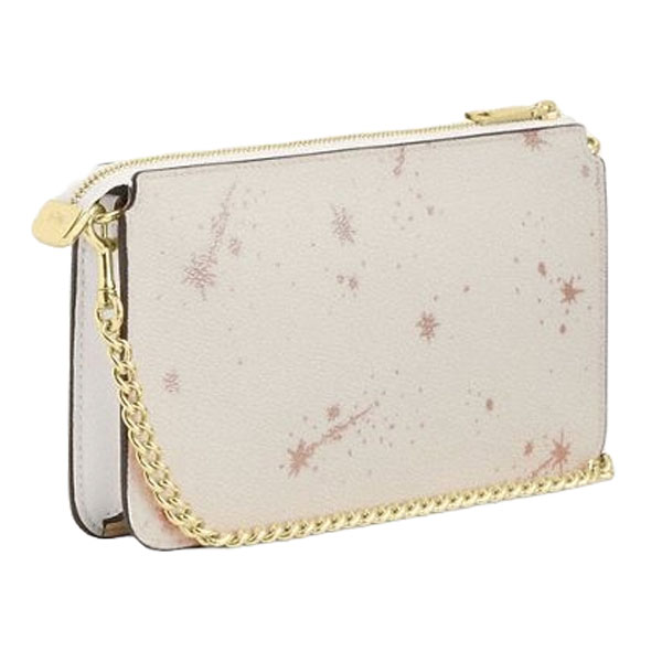 Coach Poppy Crossbody Bag With Star Print Chalk Multi White # CCK80