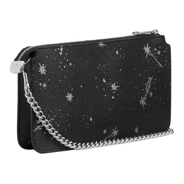 Coach Poppy Crossbody Bag With Star Print Black Multi # CCK80