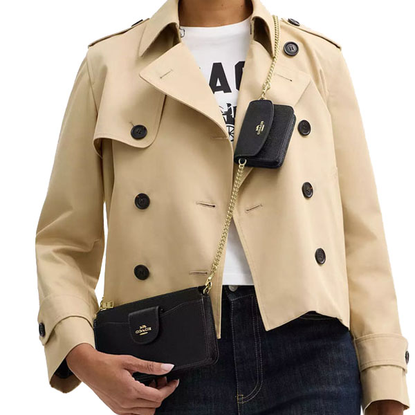 Coach Poppy Crossbody Bag Black # CCK65