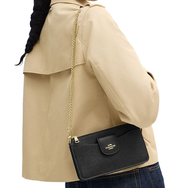 Coach Poppy Crossbody Bag Black # CCK65