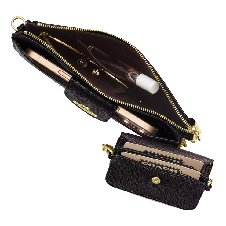 Coach Poppy Crossbody Bag Black # CCK65