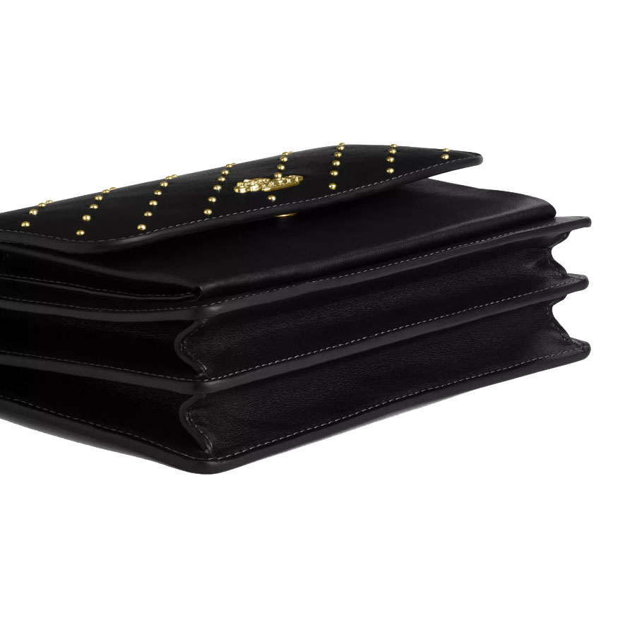 Coach Klare Crossbody Bag With Rivets Black # CBH93