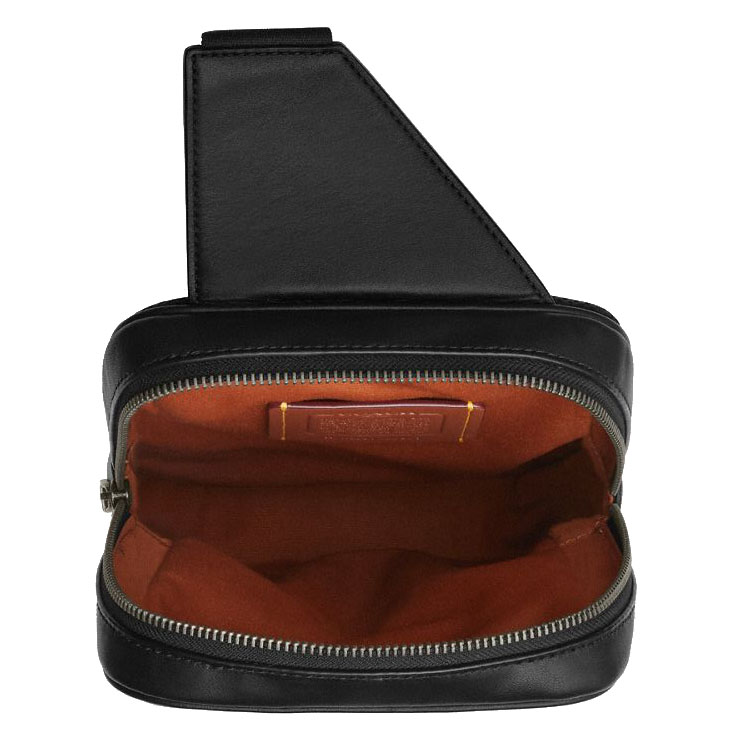 Coach Turner Pack In Signature Canvas Gunmetal Tan Black Light Brown # CCQ51