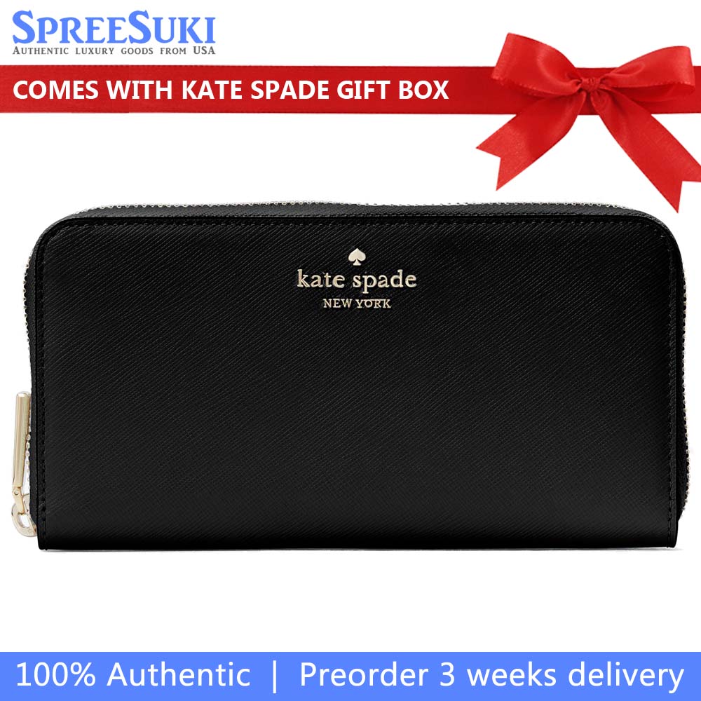 Kate Spade Madison Large Continental Wallet Black # KI364