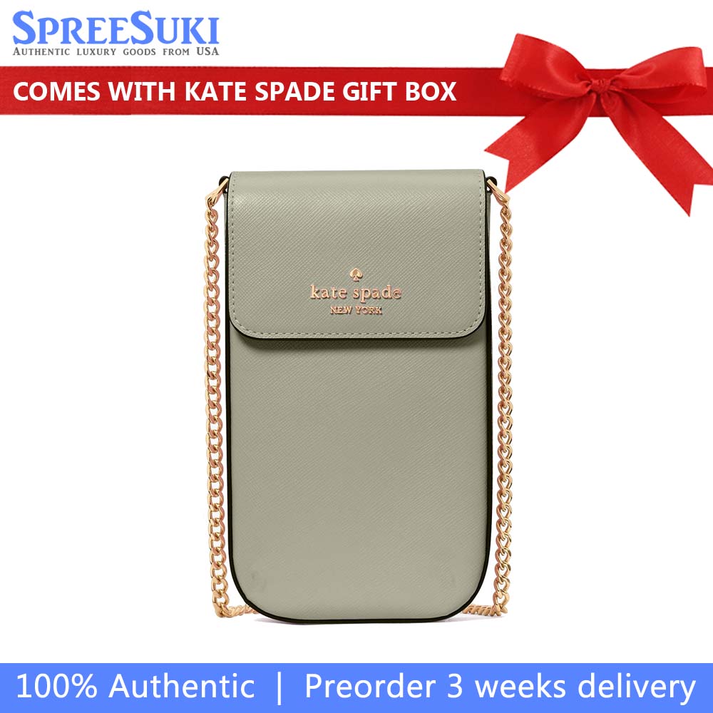 Kate Spade Madison Phone Crossbody Dusky Pine Deep green # KK152