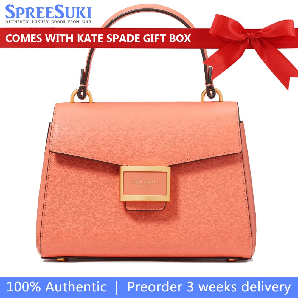 Kate Spade Katy Small Top-Handle Bag Melon Ball Peach # KE122