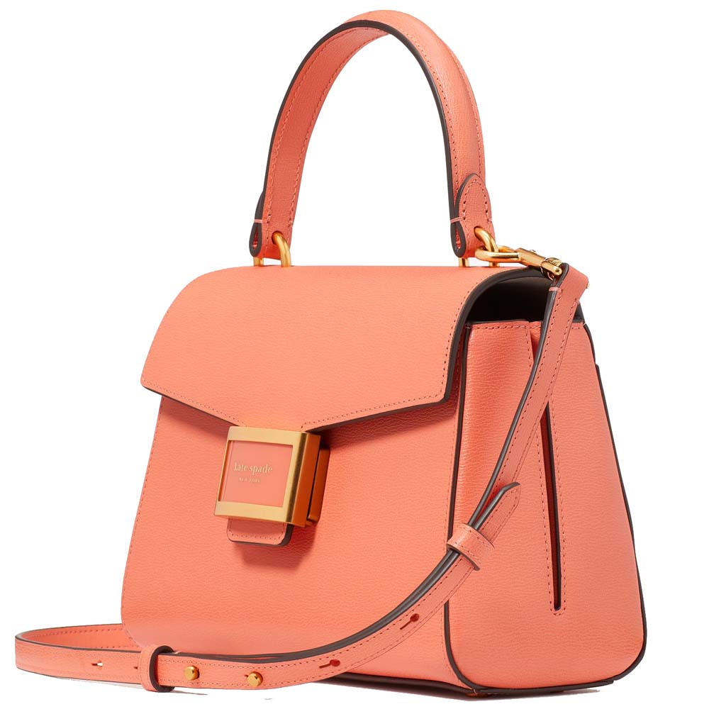 Kate Spade Katy Small Top-Handle Bag Melon Ball Peach # KE122