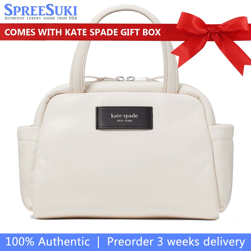 Kate Spade Puffed Satchel Parchment Off White # KF871