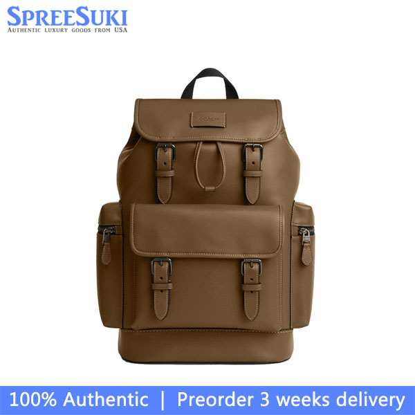 Coach Sprint Backpack Gunmetal Green # CDB61